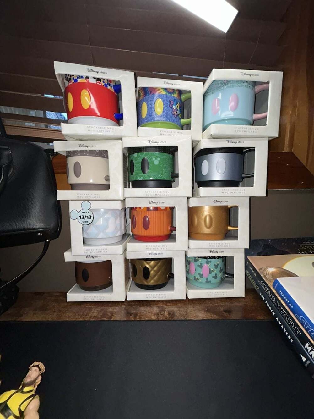 Disney Mickey Mouse Memories Stackable Mug Set of 12
